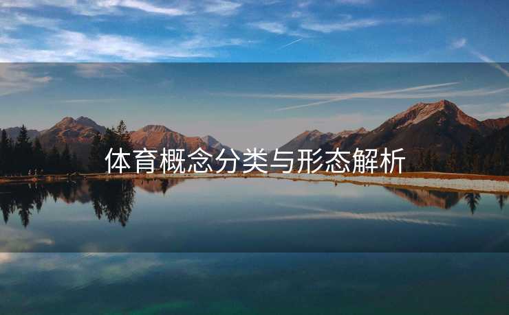 体育概念分类与形态解析