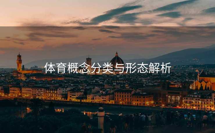 体育概念分类与形态解析