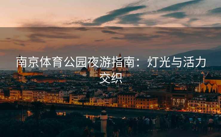 南京体育公园夜游指南：灯光与活力交织