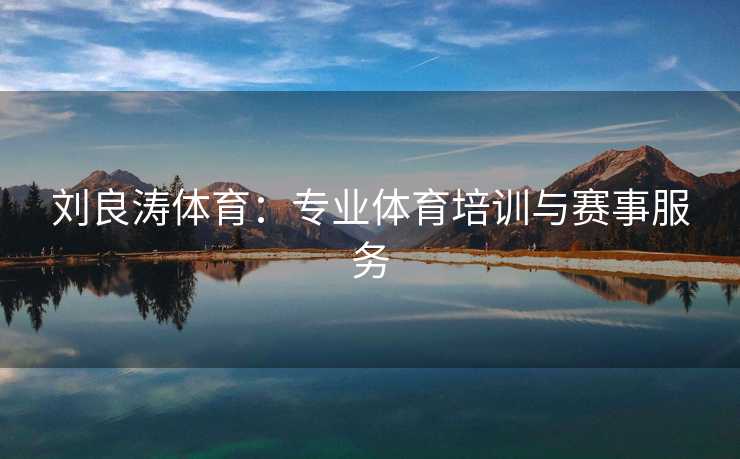 刘良涛体育：专业体育培训与赛事服务