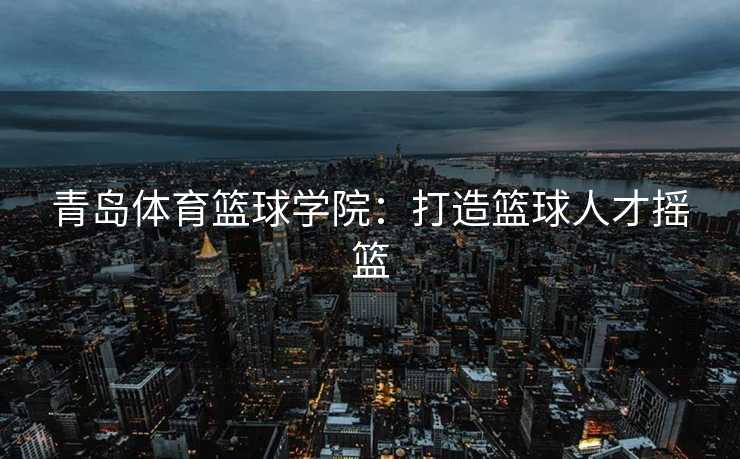 青岛体育篮球学院：打造篮球人才摇篮
