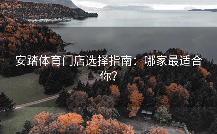 安踏体育门店选择指南：哪家最适合你？