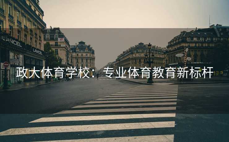 政大体育学校：专业体育教育新标杆