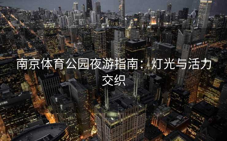南京体育公园夜游指南：灯光与活力交织