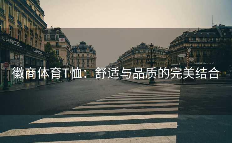 徽商体育T恤：舒适与品质的完美结合