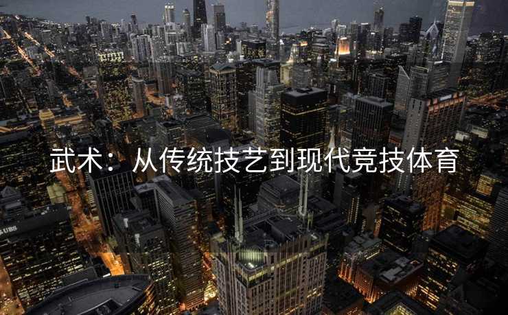 武术：从传统技艺到现代竞技体育
