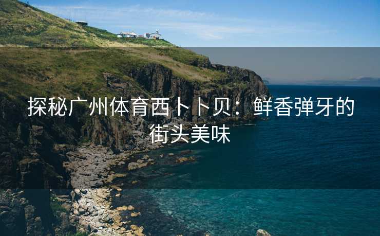 探秘广州体育西卜卜贝：鲜香弹牙的街头美味
