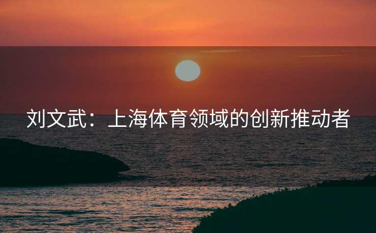 刘文武：上海体育领域的创新推动者
