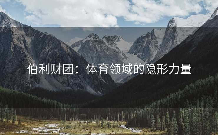 伯利财团：体育领域的隐形力量