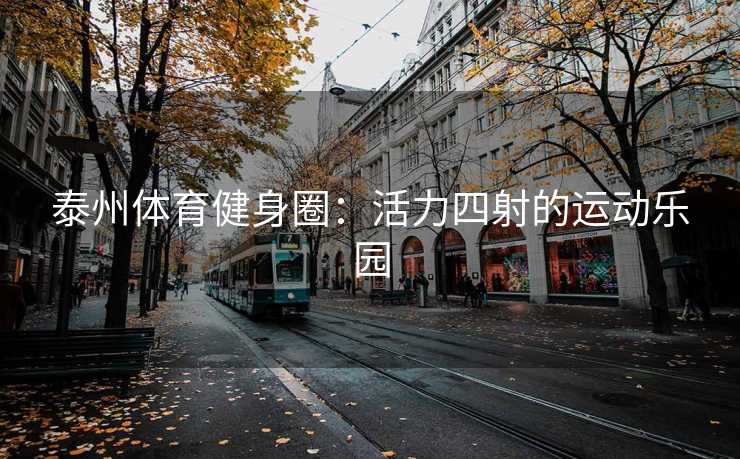 泰州体育健身圈：活力四射的运动乐园