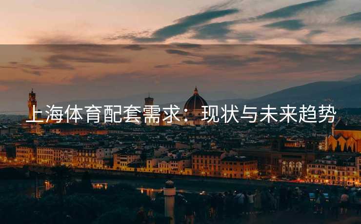 上海体育配套需求：现状与未来趋势