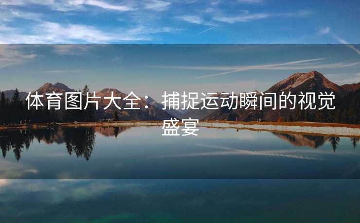 体育图片大全：捕捉运动瞬间的视觉盛宴