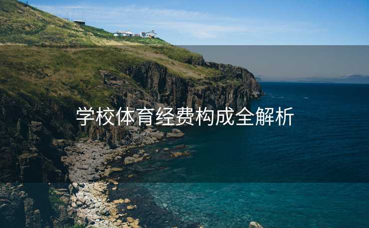 学校体育经费构成全解析