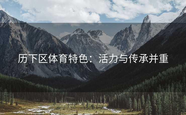 历下区体育特色：活力与传承并重