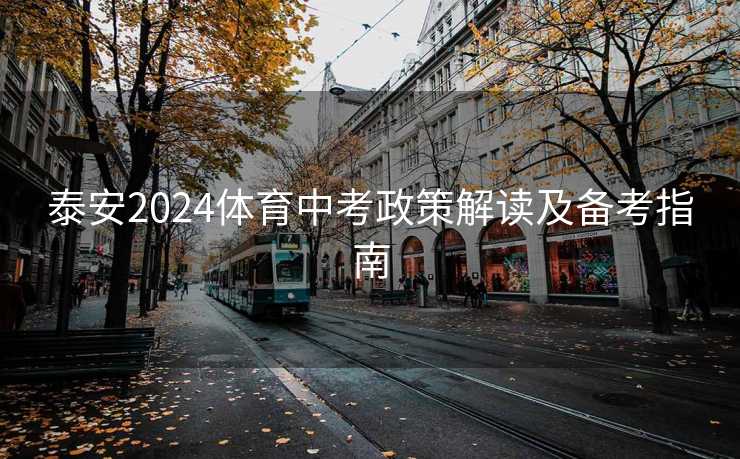 泰安2024体育中考政策解读及备考指南