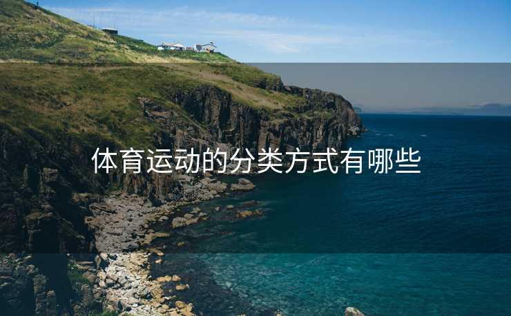 体育运动的分类方式有哪些