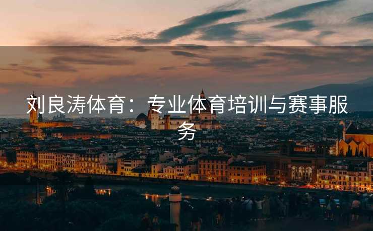 刘良涛体育：专业体育培训与赛事服务