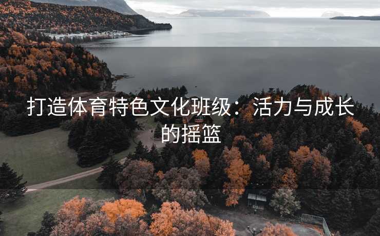 打造体育特色文化班级：活力与成长的摇篮